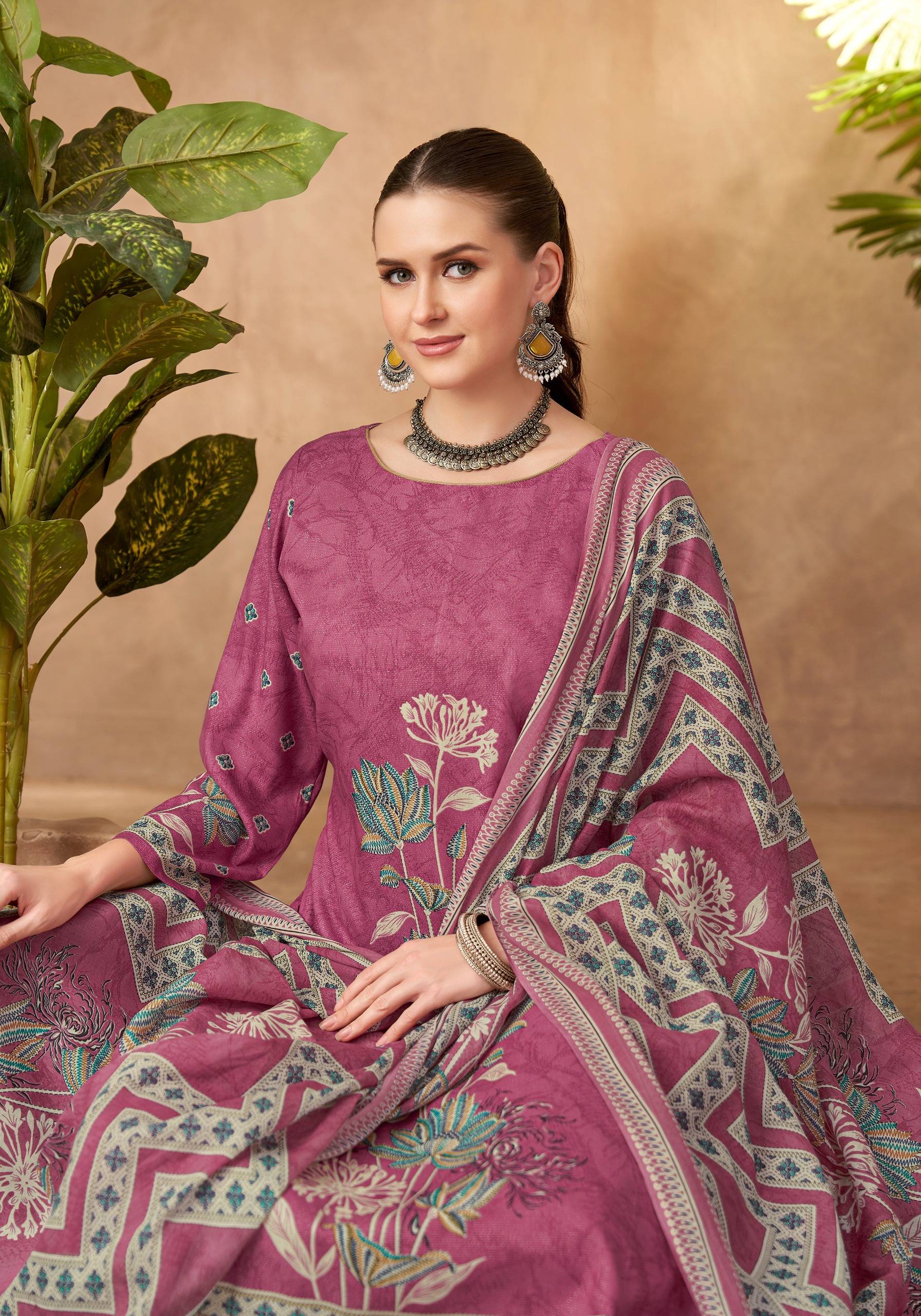 ROSEY-5 By Harshit Fashion Hub 3036-1142-01 To 3036-1142-06 Series 